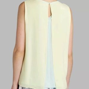 Ted Baker contrast fold blouse